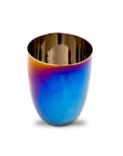 Rainbow Colour Steel Cups – 4-Pack Glass Set for Everyone