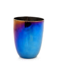 Rainbow Colour Steel Cups – 4-Pack Glass Set for Everyone