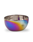 Rainbow Colour Steel Bowl Spoon Set – 4-Pack Family Collection