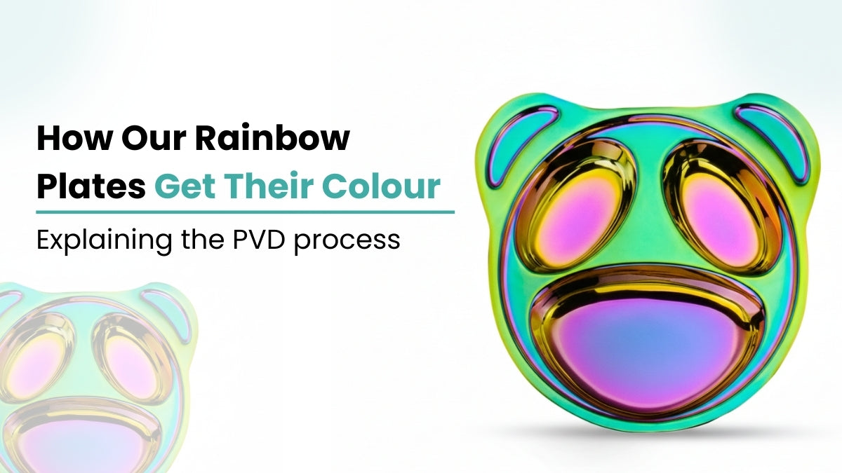How Our Rainbow Plates Get The Colour