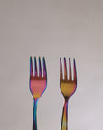 Wellthya 2.0 Rainbow Colour Steel Cutlery Set – Spoon and Fork