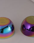 Wellthya 2.0 Rainbow Colour Steel Bowl Spoon Set – 4-Pack Family Collection