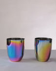Wellthya 2.0 Rainbow Colour Steel Cups – 4-Pack Glass Set for Everyone
