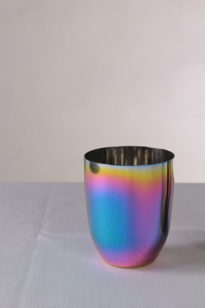 Wellthya 2.0 Rainbow Colour Steel Cups – 4-Pack Glass Set for Everyone