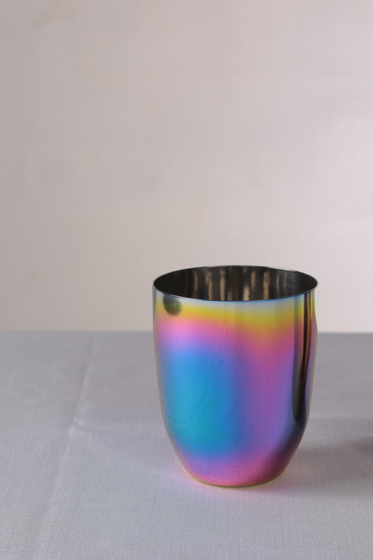 Wellthya 2.0 Rainbow Colour Steel Cups – 4-Pack Glass Set for Everyone
