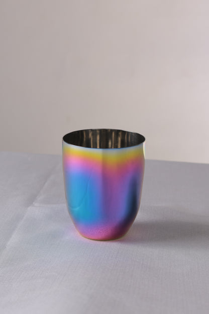 Wellthya 2.0 Rainbow Colour Steel Cups – 4-Pack Glass Set for Everyone