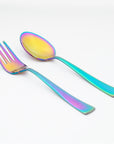 NourishMeal Spoon & fork - Electric Blue