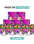 Rainbow Colour Steel Dinnerware Set – 5-Pack Family Toolkit