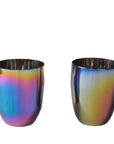 Wellthya 2.0 Rainbow Colour Steel Cups – 4-Pack Glass Set for Everyone