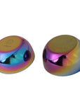 Wellthya 2.0 Rainbow Colour Steel Bowl Spoon Set – 4-Pack Family Collection