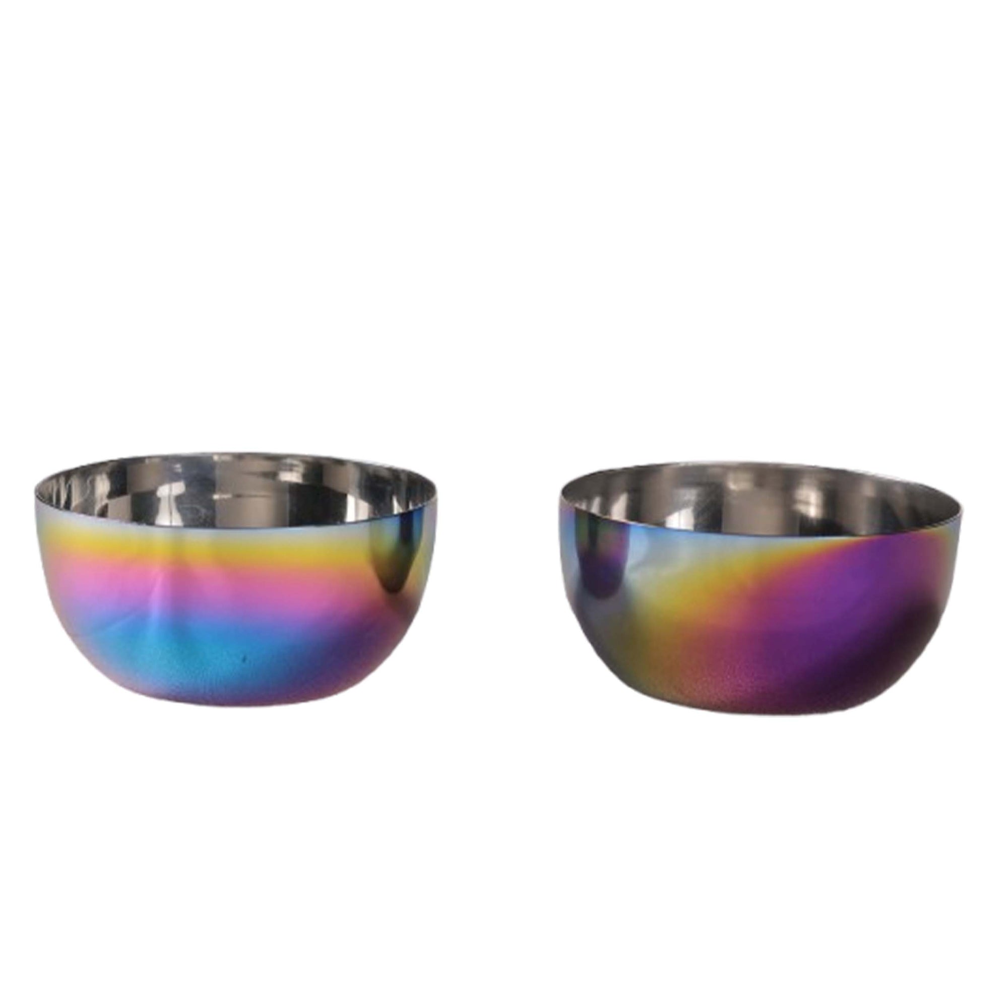 Wellthya 2.0 Rainbow Colour Steel Bowl Spoon Set – 4-Pack Family Collection