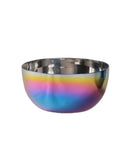 Wellthya 2.0 Rainbow Colour Steel Bowl Spoon Set – 4-Pack Family Collection