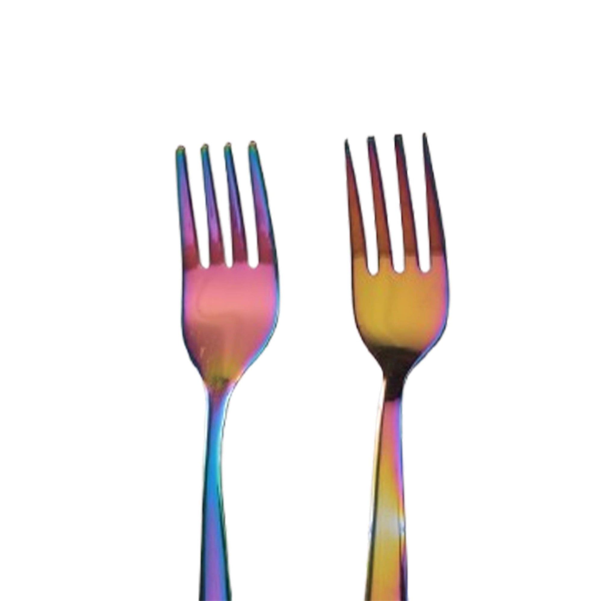 Wellthya 2.0 Rainbow Colour Steel Cutlery Set – Spoon and Fork