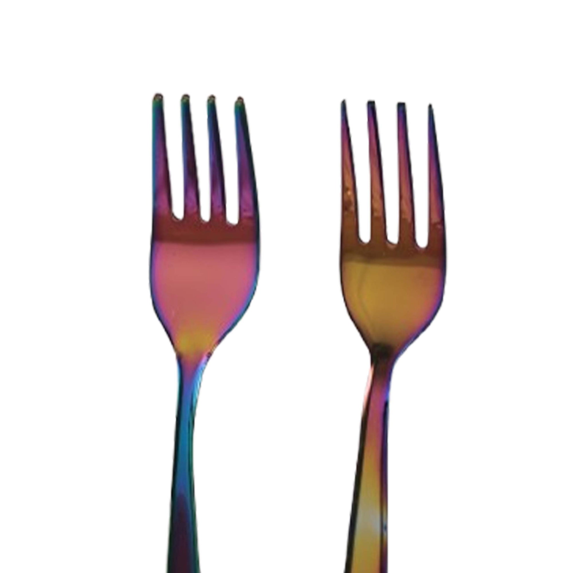 Wellthya 2.0 Rainbow Colour Steel Cutlery Set – Spoon and Fork