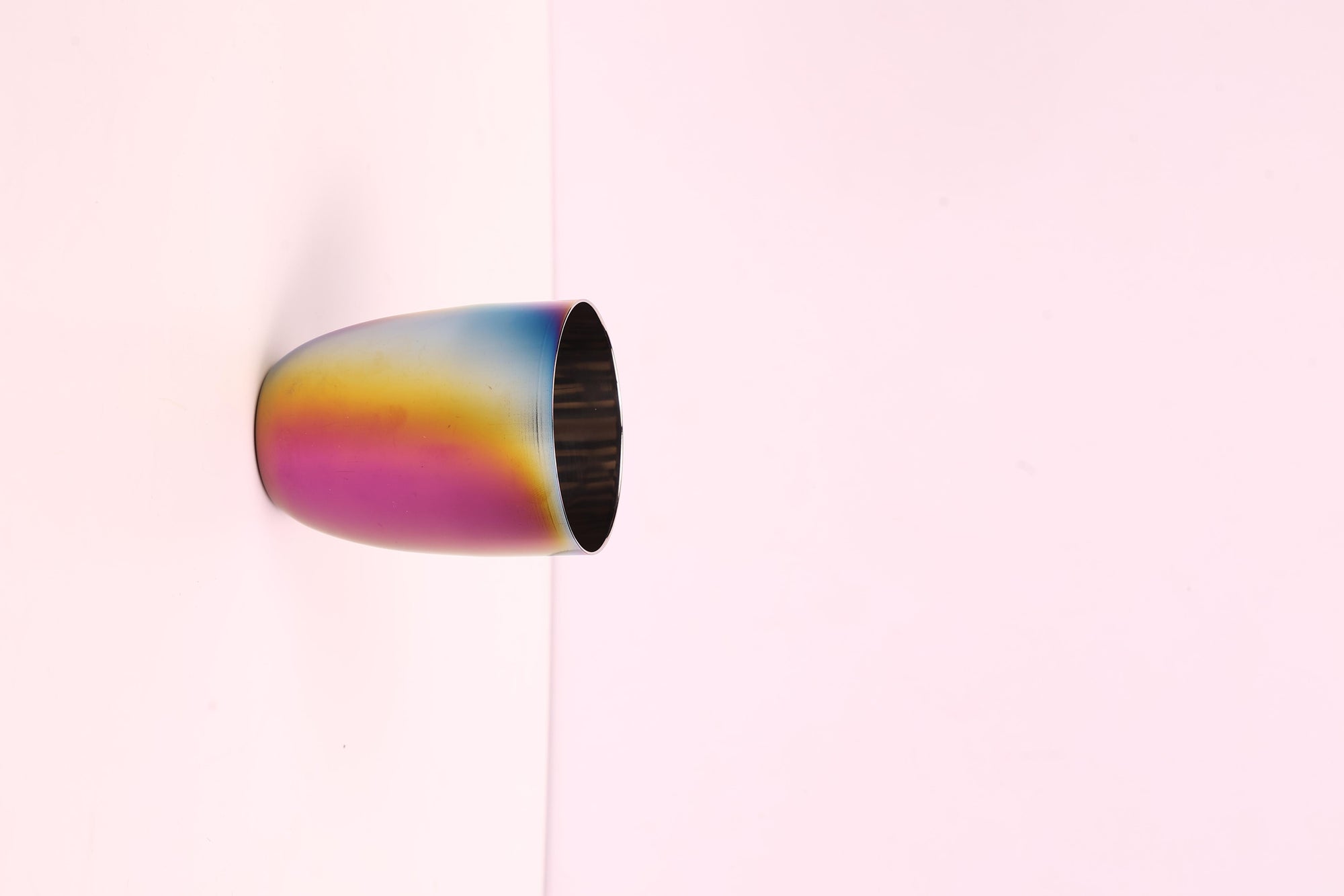 Rainbow Colour Steel Cups – 4-Pack Glass Set for Everyone