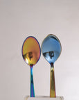 Wellthya 2.0 Rainbow Colour Steel Cutlery Set – Spoon and Fork